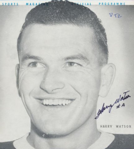 Harry Watson 1952 Toronto Maple Leafs