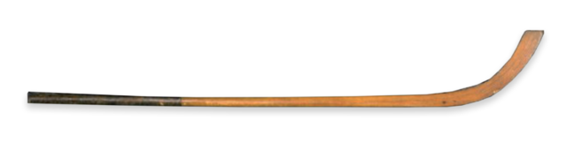 Antique Hickory Caman from a Grantown Shinty Club from early 20th Century