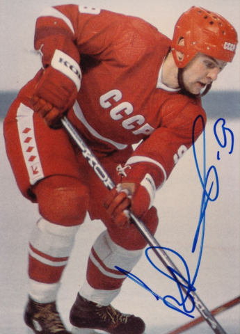 Soviet Union National Ice Hockey Team Vladimir Krutov Владимир Евгеньевич Крутов