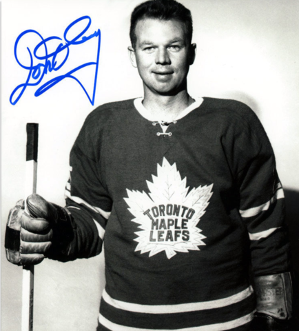 Don Cherry in a Toronto Maple Leafs Jersey 1965