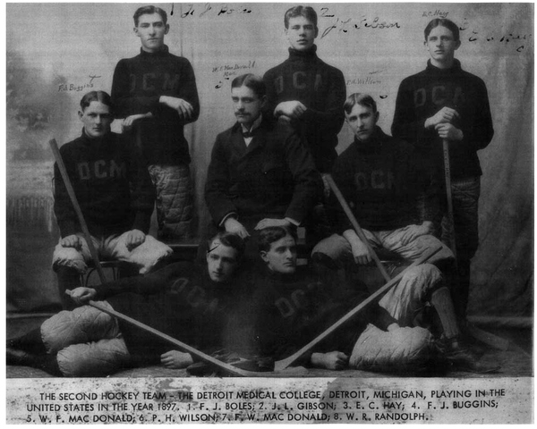 Detroit Medical College Ice Hockey Team 1897–98