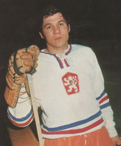 Milan Kužela "Gulino" 1972 Czechoslovakia Men's National Ice Hockey Team
