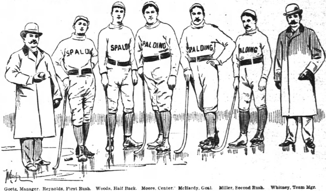 Chicago Spaldings Hockey & Ice Polo Team 1895