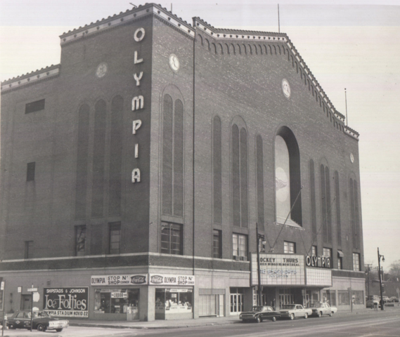 Detroit Olympia 1963 Home of the Detroit Red Wings