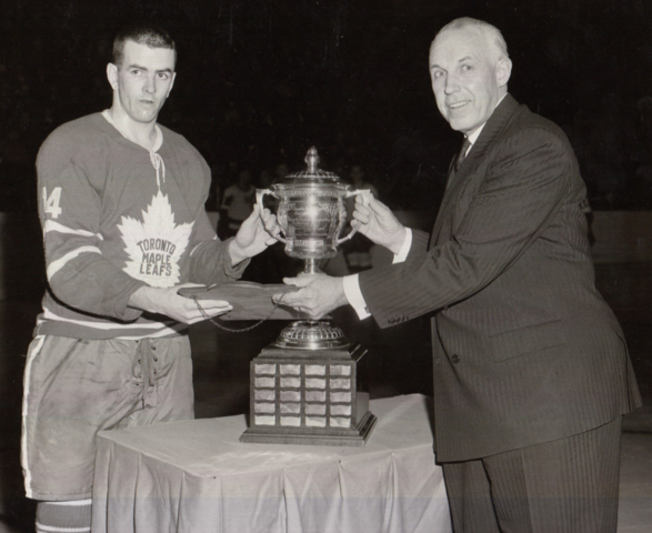 Dave Keon 1962 Lady Byng Memorial Trophy Winner - Presented by Clarence Campbell