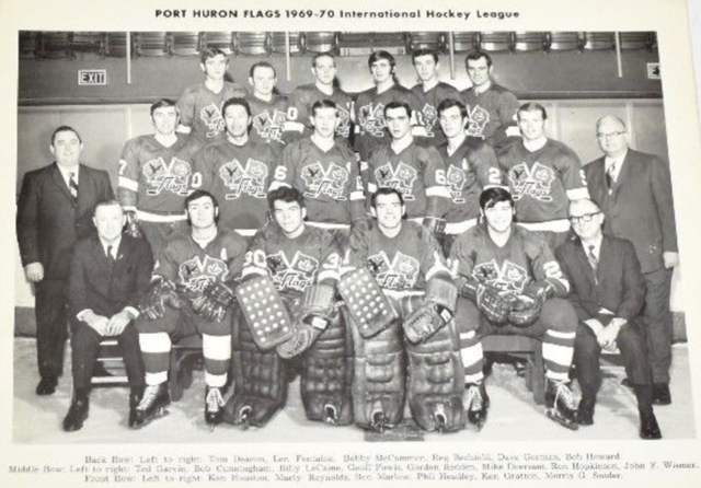 Port Huron Flags 1969 International Hockey League