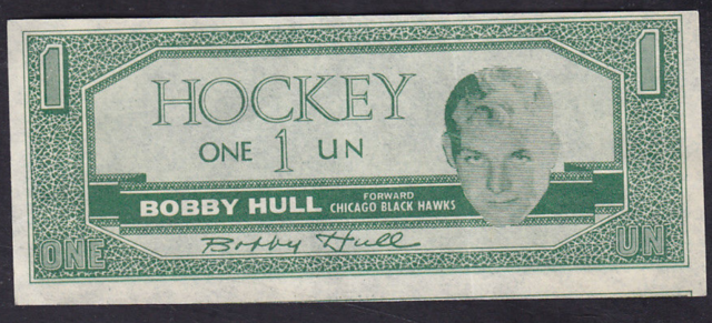1962-63 Topps Hockey Bucks #12 Bobby Hull