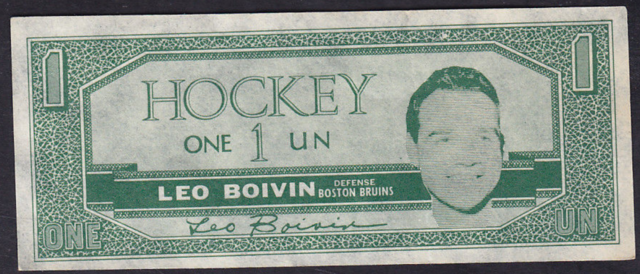 1962-63 Topps Hockey Bucks #3 Leo Boivin