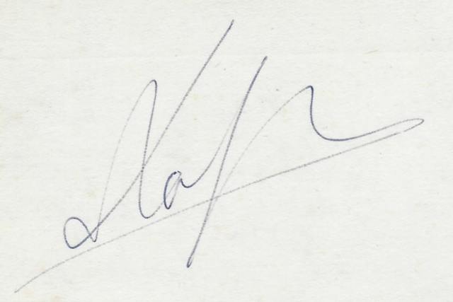 Valeri Kharlamov Autograph Валерий Харламов