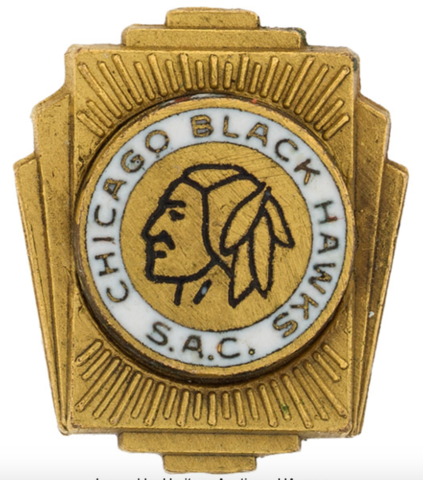 Chicago Black Hawks Lapel Pin 1940