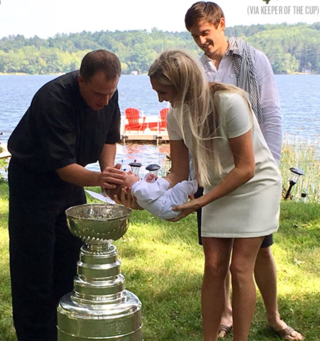 Brecken Archibald gets Baptized out of Hockey's Holy Grail, the Stanley Cup 2017