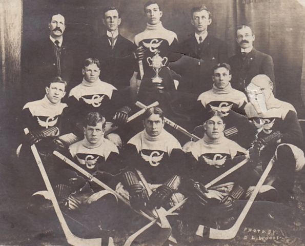 Crysler Hockey Team 1910 Champions Northern Stormont Hockey League