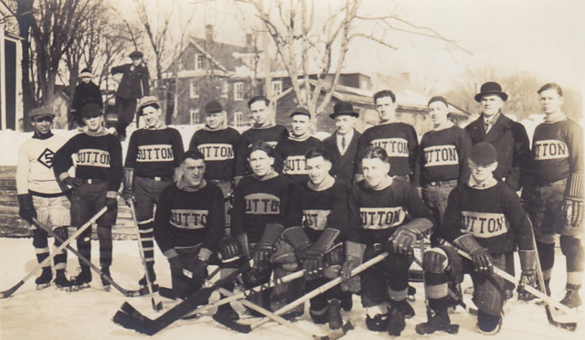 Sutton Hockey Team 1930-31 Sutton, Quebec