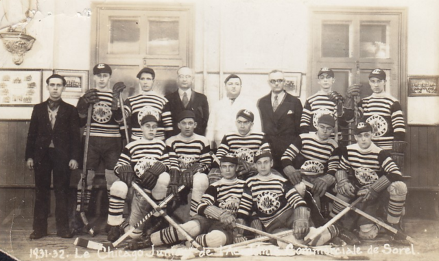Chicago Junior Sorel Hockey Team 1931