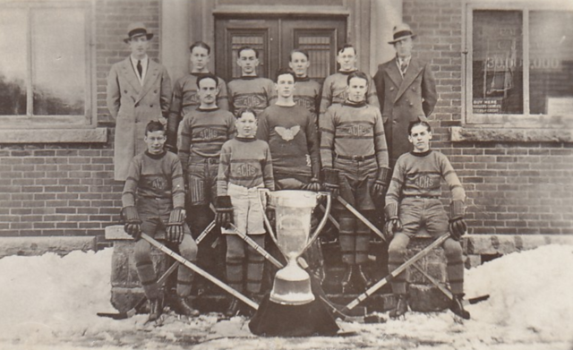 Ayer's Cliff High School Hockey Team 1933