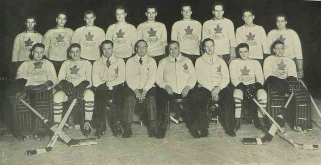 Team Canada / Port Arthur Bear Cats 1936 Winter Olympics Silver Medal Winners
