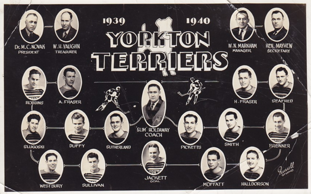 Yorkton Terriers Team Photo 1939