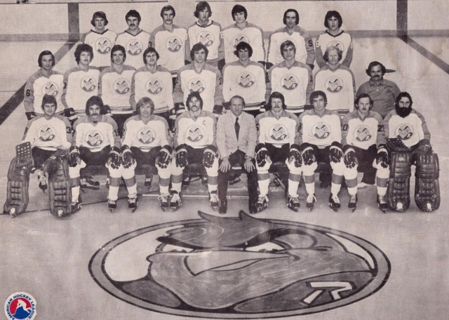 Richmond Robins Team Photo 1975 American Hockey League