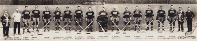 Montreal Canadiens Team Photo 1930 