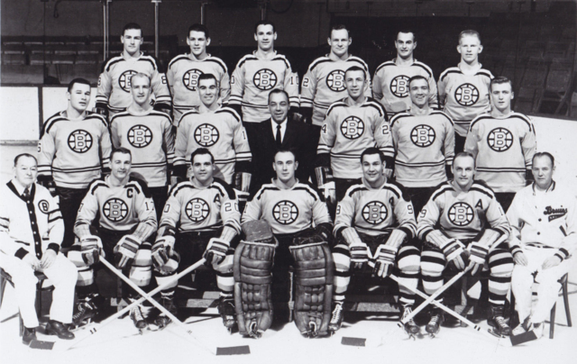 Boston Bruins Team Photo 1961