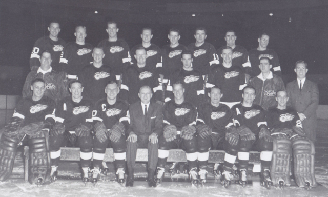 Detroit Red Wings Team Photo 1963