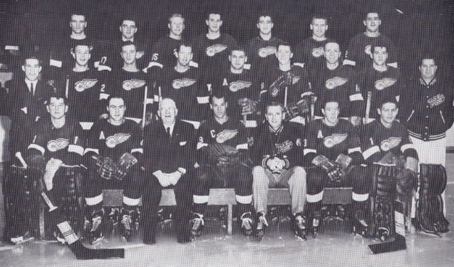Detroit Red Wings Team Photo 1958