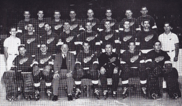 Detroit Red Wings Team Photo 1960