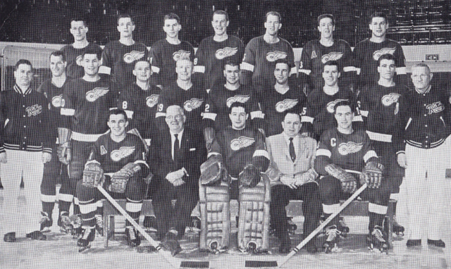 Detroit Red Wings Team Photo 1956