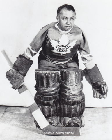 George Hainsworth 1934 Toronto Maple Leafs Goalie