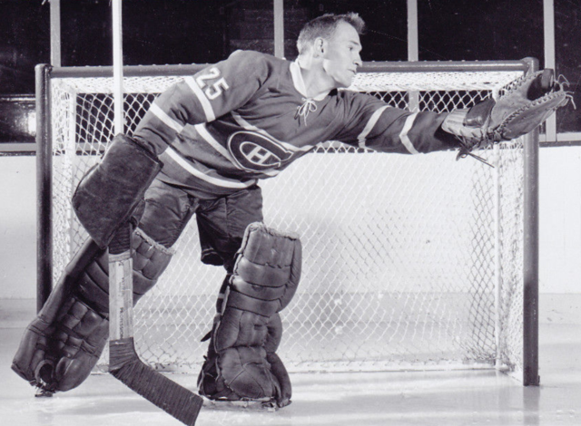 Charlie Hodge 1958 Montreal Canadiens