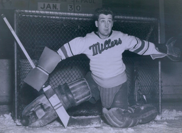 Harry McQueston Minneapolis Millers 1948 United States Hockey League