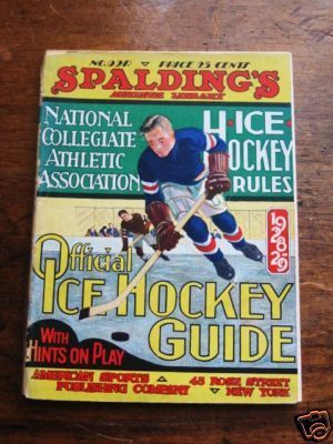Hockey Guide 1928 X