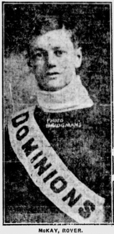 Mickey MacKay Edmonton Dominions 1912–13