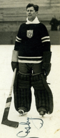 Gerry Cosby 1938 United States Men's National Ice Hockey Team Goaltender