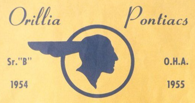Orillia Pontiacs Team Logo 1954
