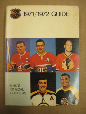 Hockey Guide 1972 X