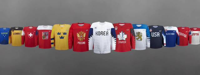 Olympic Hockey Jerseys for 2018 Pyeongchang Games