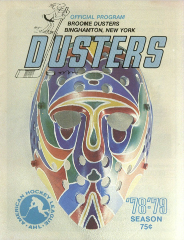 Broome Dusters Hockey Program - October 27, 1978