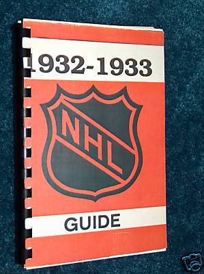 NHL Hockey Guide 1932
