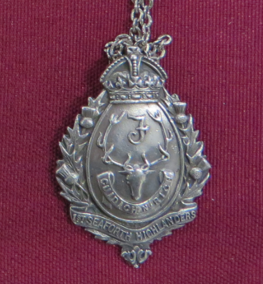1st Seaforth Highlanders Medallion for Hockey League 1908 Pte W McPherson