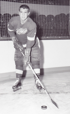 Claude LaForge 1958 Detroit Red Wings