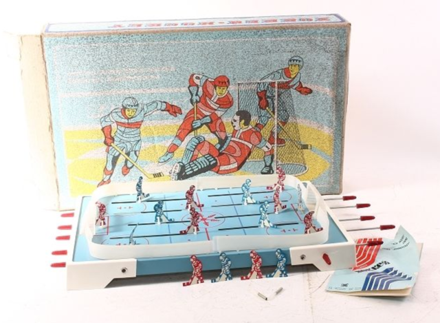 Vintage Table Top Hockey Game made in CCCP for Raznoexport /хоккей 1979
