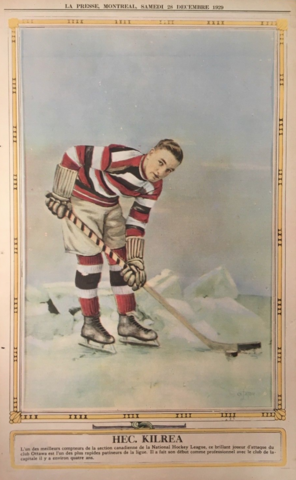 Hec Kilrea 1929 La Presse Hockey Photo