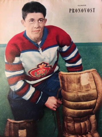 Claude Pronovost 1953 Montreal Junior Royals