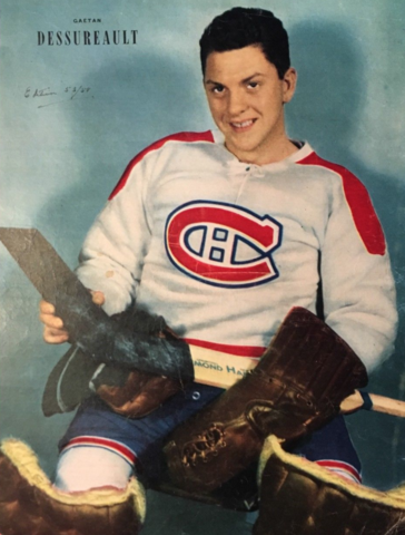 Gaetan Dessureault 1953 Montreal Junior Canadiens