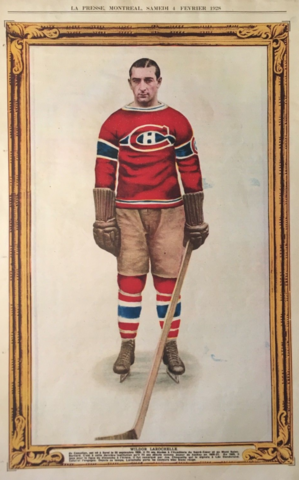 Wildor Larochelle 1928 La Presse Hockey Photo