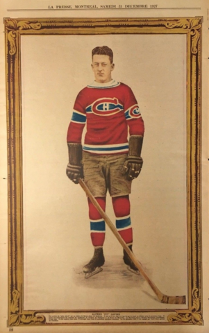 Alfred "Pit" Lépine 1927 La Presse Hockey Photo