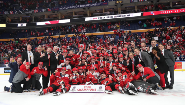 Team Canada 2018 World Junior Ice Hockey Champions