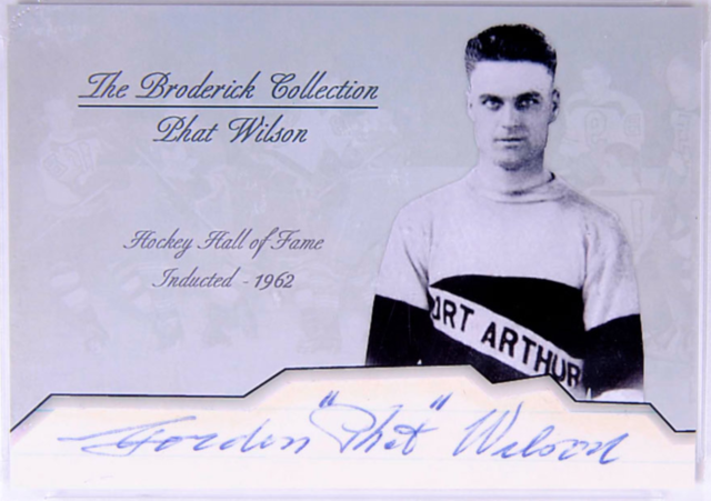 Phat Wilson Hockey Card - The Broderick Collection