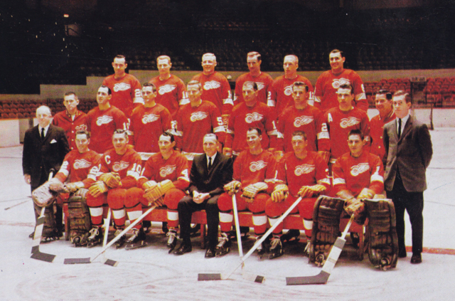Detroit Red Wings Team Photo 1962